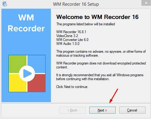Wm recorder windows 10